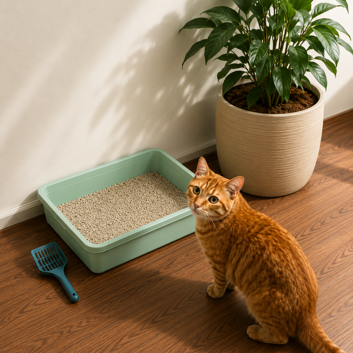 Bandeja Sanitaria para Gatos con Bordes Altos