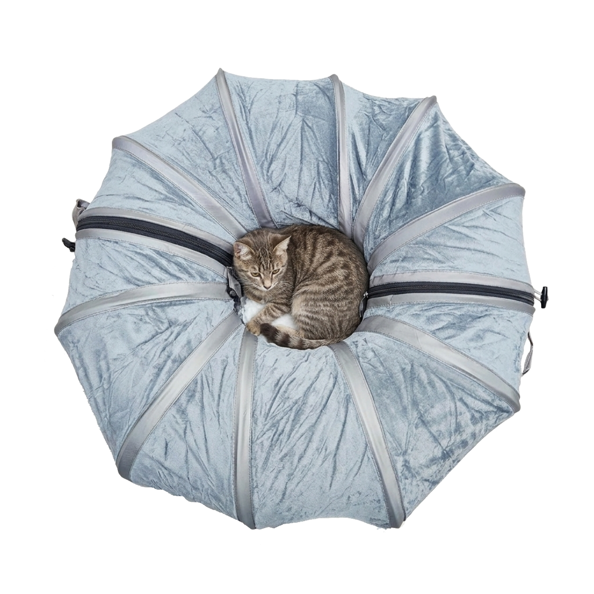 Juguete Cama Túnel para Gatos 2 en 1