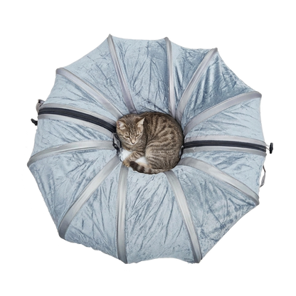 Juguete Cama Túnel para Gatos 2 en 1